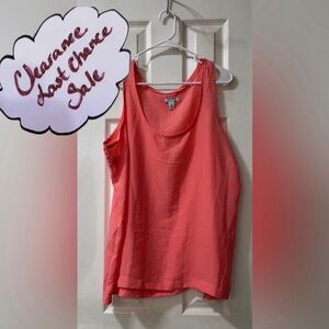 Old Navy Women’s Size XL Vibrant Pink Silky Tank Top